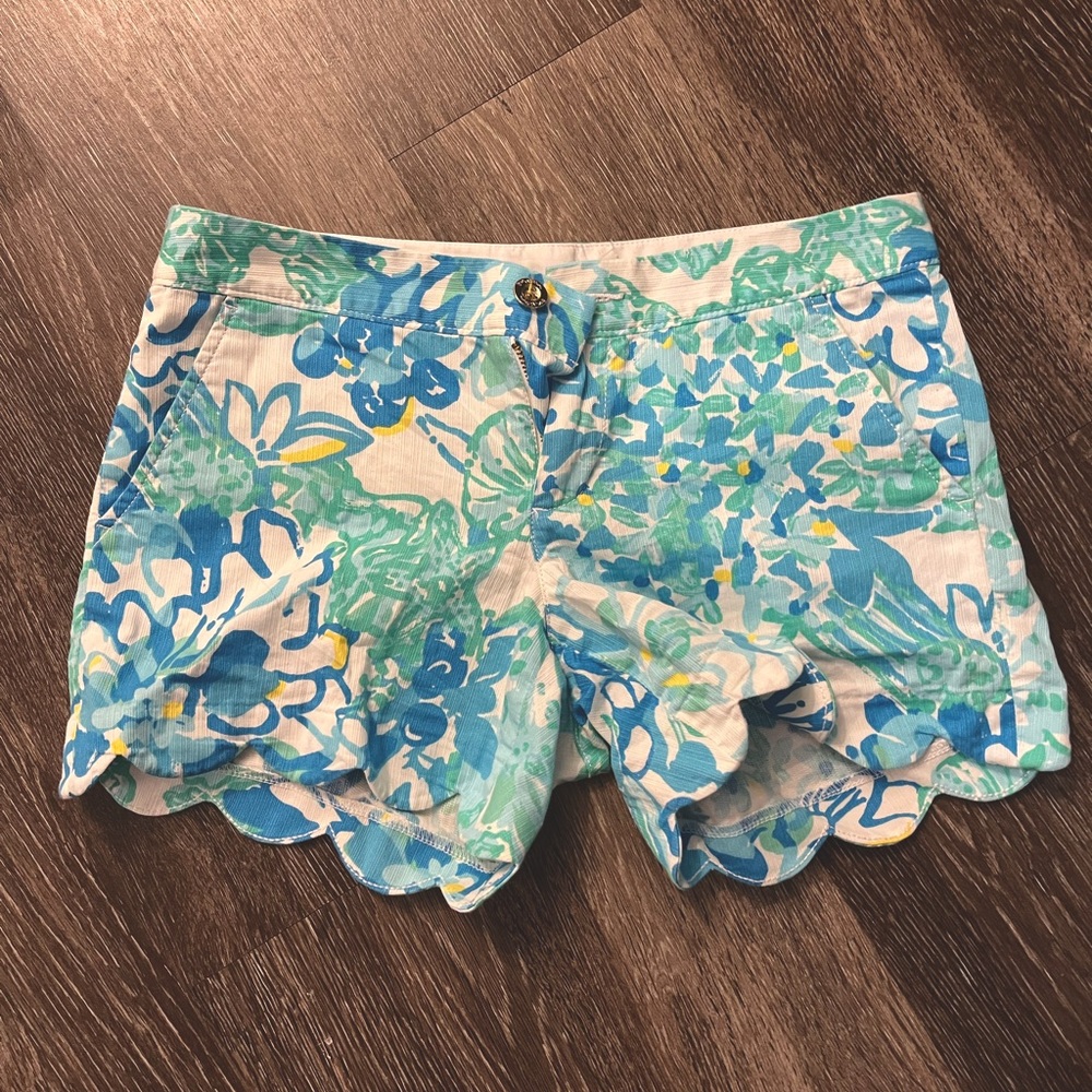 Lilly Pulitzer shorts size 0 “In a Pinch” pattern